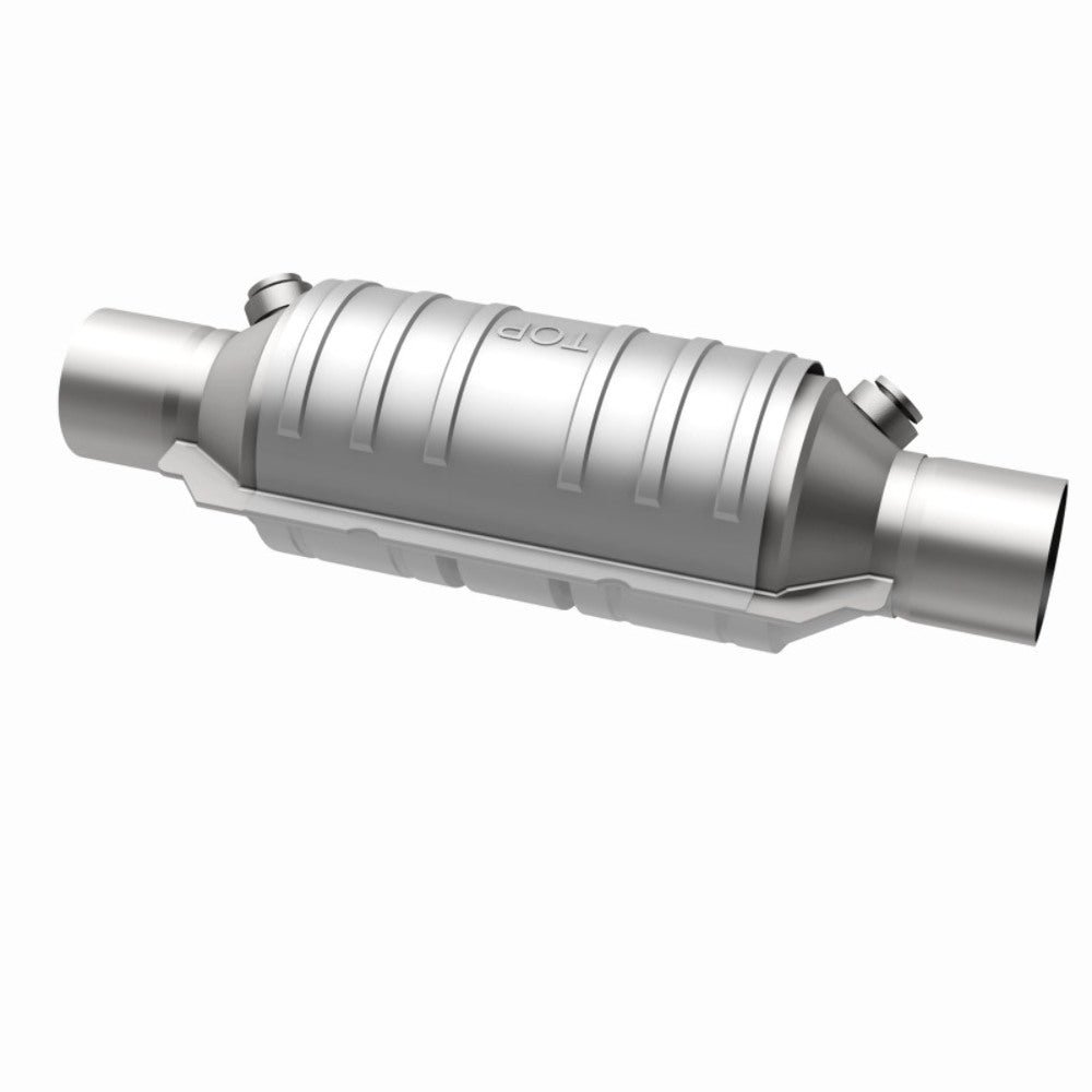 MagnaFlow universal catalytic converter 2 inch inlet/outlet stainless steel CARB compliant 408064