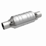 MagnaFlow universal catalytic converter 2.25 inch inlet/outlet stainless steel CARB compliant 408065