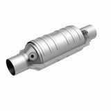 MagnaFlow universal catalytic converter 2.25 inch inlet/outlet stainless steel CARB compliant 408065