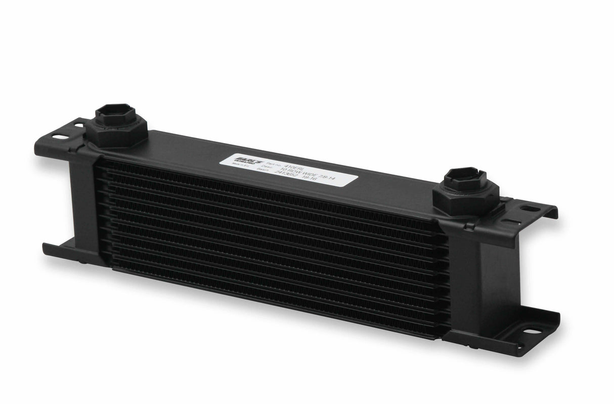 Earls UltraPro Oil Cooler 10 Rows Wide Cooler 10 O-Ring Boss Female Port -410ERL