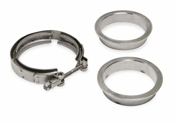 Hooker 2.5" Exhaust V-Band Clamp w/ S/S Flanges 41171HKR