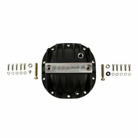 Hi-Tek Aluminum Differential Cover for Ford 8.8-inch - Black aluminum black anodized