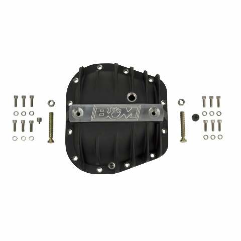 Hi-Tek Aluminum Differential Cover for Ford 9.75-inch - Black aluminum black anodized