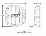 Hi-Tek Aluminum Differential Cover for Sterling 10.25/10.5-inch -Black aluminum black anodized