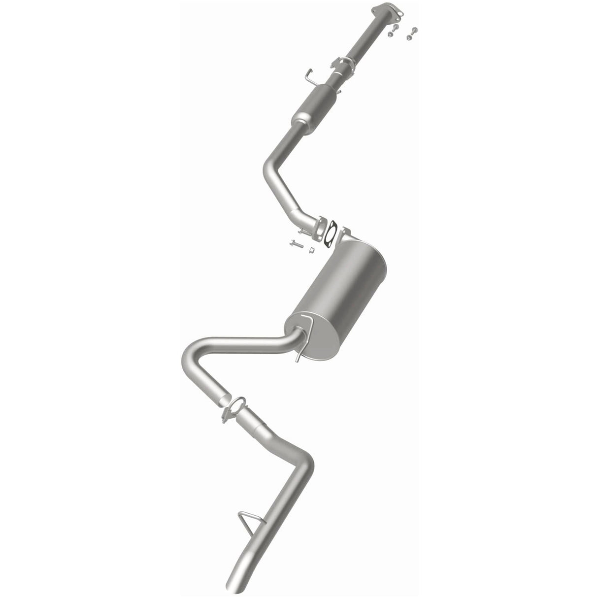 2007-2012 Hyundai Elantra Direct-Fit Replacement Exhaust System 106-0798 aluminized steel