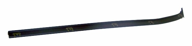 Jeep Metal Black Door Glass Weatherstrip - 4161679