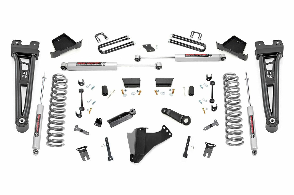 Fits Ford F-250/F-350 SD 4WD (23-24) 6" Lift Kit; Gas; Radius Arm; 41630