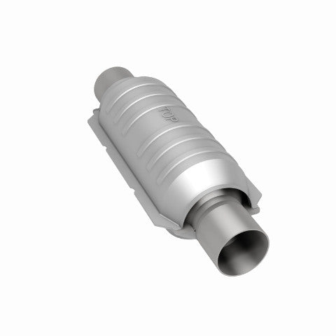 MagnaFlow universal catalytic converter 2.25 inch inlet/outlet stainless steel CARB compliant 418005
