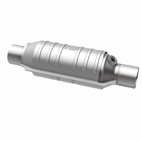MagnaFlow universal catalytic converter 2.25 inch inlet/outlet stainless steel CARB compliant 418035