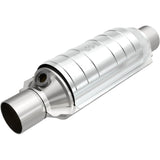 MagnaFlow universal catalytic converter 2.25 inch inlet/outlet stainless steel CARB compliant 418035