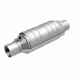 MagnaFlow universal catalytic converter 2.25 inch inlet/outlet stainless steel CARB compliant 418035