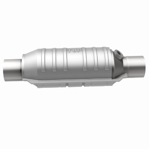 MagnaFlow universal catalytic converter 2.25 inch inlet/outlet stainless steel CARB compliant 418035