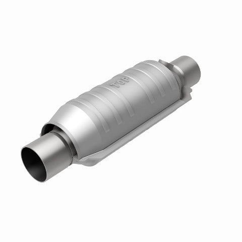 MagnaFlow universal catalytic converter 2.5 inch inlet/outlet stainless steel CARB compliant 418036