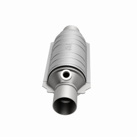 MagnaFlow universal catalytic converter 2.5 inch inlet/outlet stainless steel CARB compliant 418036