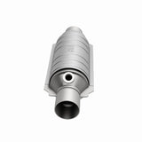 MagnaFlow universal catalytic converter 2.5 inch inlet/outlet stainless steel CARB compliant 418036