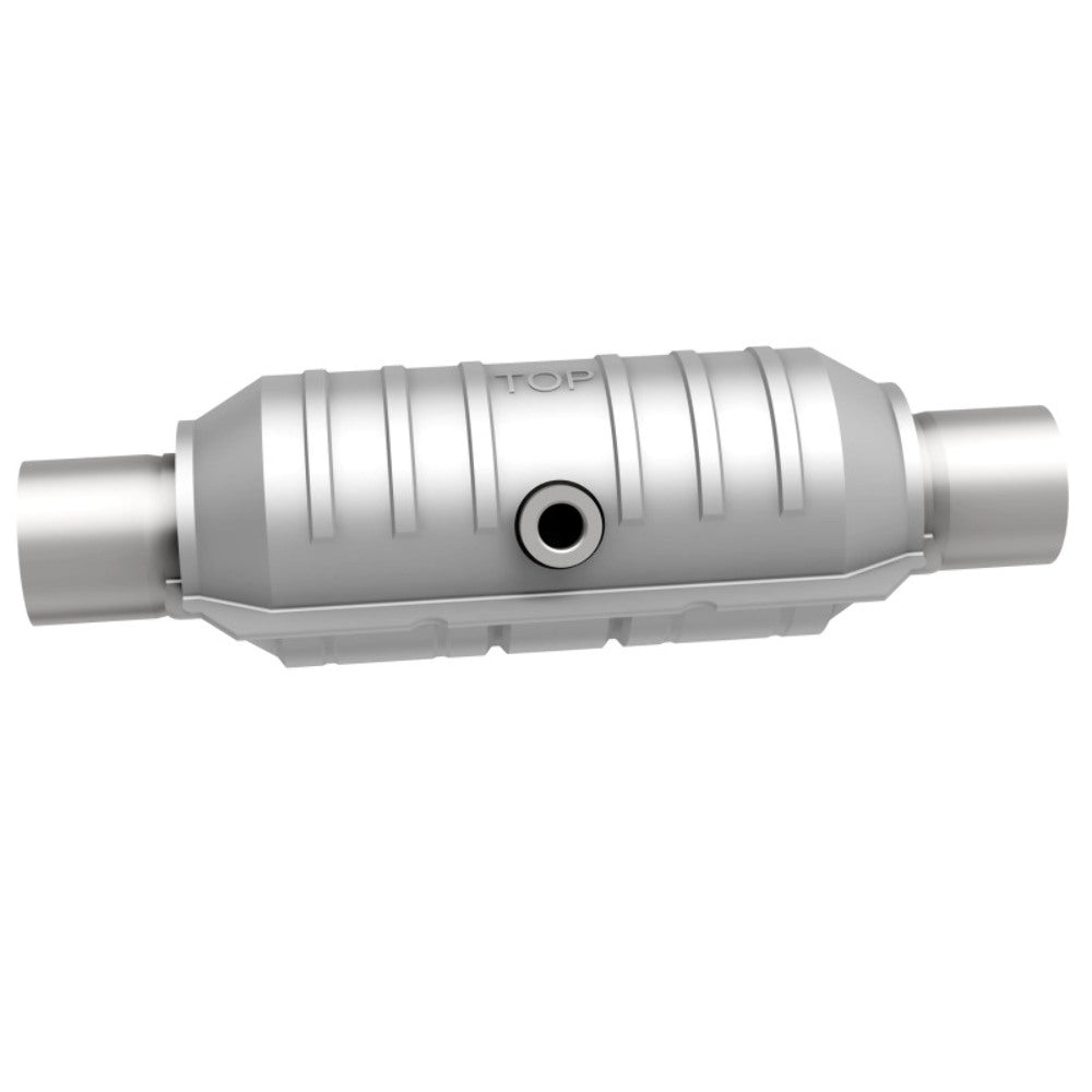 MagnaFlow universal catalytic converter 2.25 inch inlet/outlet stainless steel CARB compliant 418055