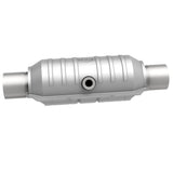 MagnaFlow universal catalytic converter 2.25 inch inlet/outlet stainless steel CARB compliant 418055