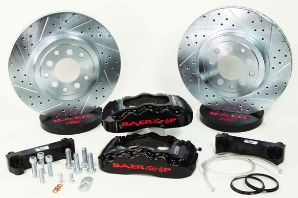 2006-2009 Trailblazer Pro Brake System Front 4301299B stainless steel drilled