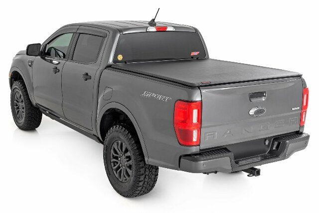Fits Ford Ranger 2WD/4WD (2019-2023) Soft Roll Up Bed Cover; 5' Bed; 42219500
