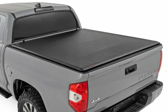 Fits Toyota Tundra 2WD/4WD (2007-2021) Soft Roll Up Bed Cover; 5'7" Bed 42419550