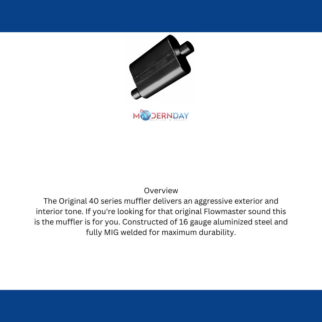 Performance Muffler for 2001-2010 Ford Fairlane stainless steel