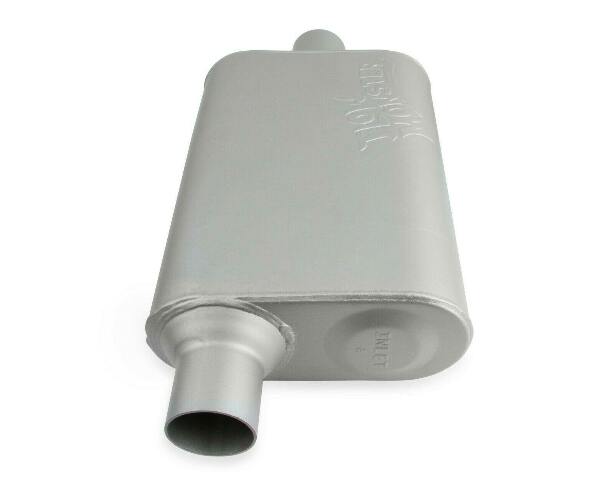 2-Chamber Muffler 42441-FM 2.25 Offset Inlet/2.25 Center Outlet performance muffler