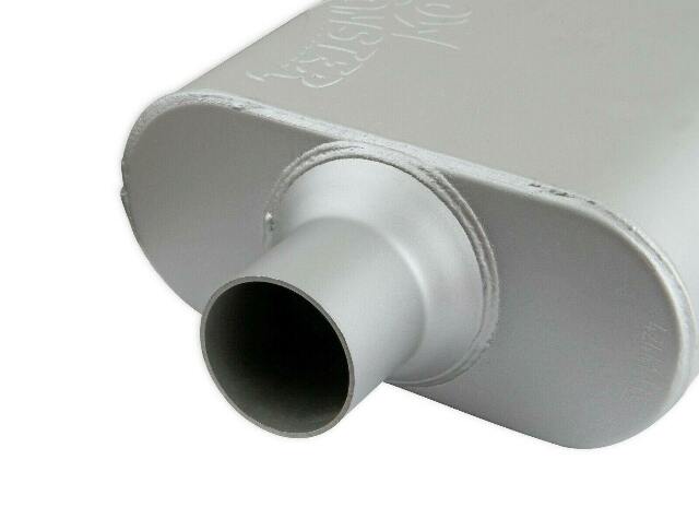 2-Chamber Muffler 42441-FM 2.25 Offset Inlet/2.25 Center Outlet performance muffler