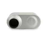 1-Chamber Muffler 42513-FM 2.50 Offset Inlet / 2.50 Offset Outlet performance muffler