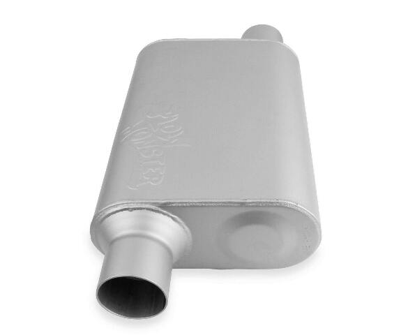2-Chamber Muffler 42543-FM 2.50 Offset Inlet / 2.50 Offset Outlet performance muffler