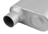2-Chamber Muffler 42543-FM 2.50 Offset Inlet / 2.50 Offset Outlet performance muffler