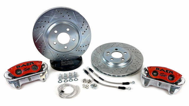 1979-1993 Mustang Classic Series Front Brake Kit 4261571R stainless steel slotted