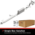 2013-2017 Toyota Tacoma Direct-Fit Replacement Exhaust System 106-0275 aluminized steel