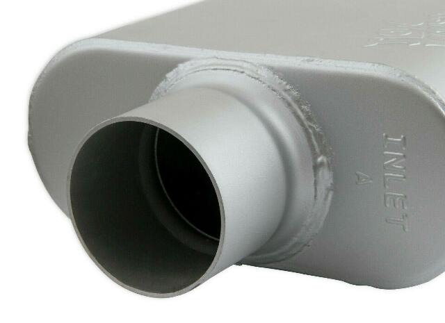 1-Chamber Muffler 43010-FM 3.00 Center Inlet / 3.00 Center Outlet performance muffler