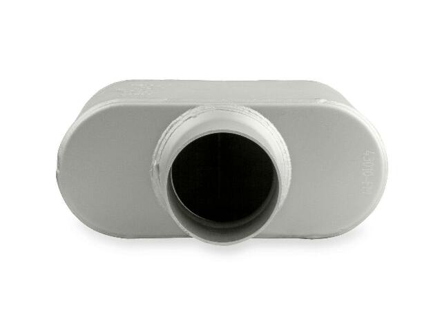 1-Chamber Muffler 43010-FM 3.00 Center Inlet / 3.00 Center Outlet performance muffler