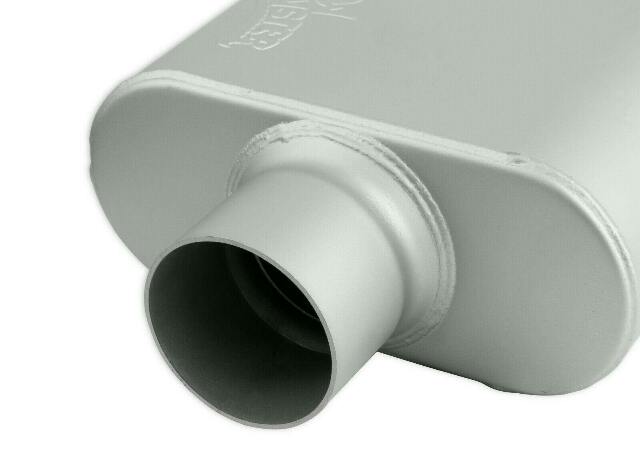 1-Chamber Muffler 43010-FM 3.00 Center Inlet / 3.00 Center Outlet performance muffler