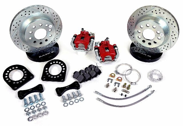 1955-1957 One-Fifty Series Classic Series Rear Brake Kit 4302538R stainless steel slotted