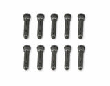 Mr. Gasket competition wheel stud set 1/2-20 thread black steel 4311