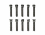 Mr. Gasket competition wheel stud set 1/2-20 thread black steel 4311