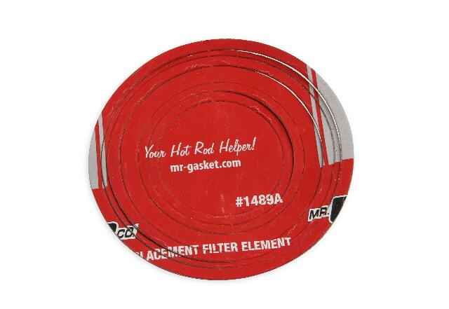 Mr. Gasket air cleaner low mount chrome steel 4338