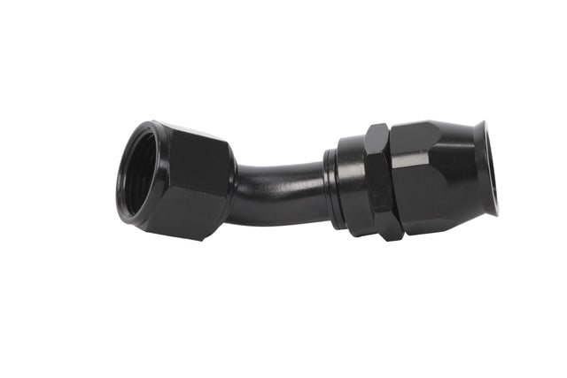 Aeromotive PTFE hose end fitting straight black anodized anodized 15360