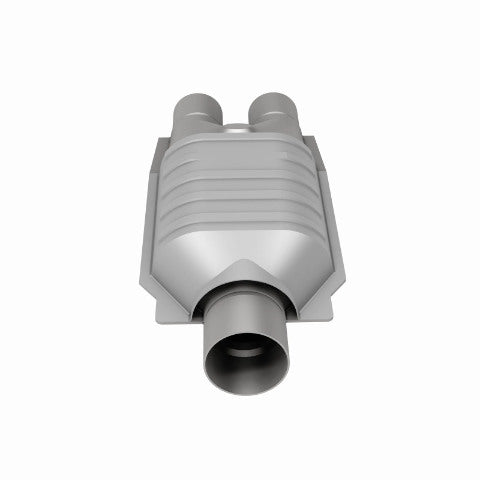 MagnaFlow universal catalytic converter 2.5 inch inlet/outlet stainless steel CARB compliant 441007