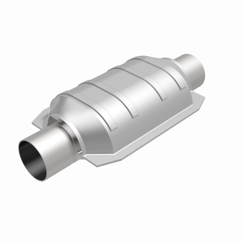 MagnaFlow universal catalytic converter 2.5 inch inlet/outlet stainless steel CARB compliant 441036