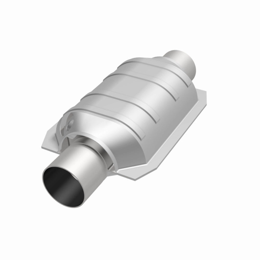 MagnaFlow universal catalytic converter 2.5 inch inlet/outlet stainless steel CARB compliant 441036