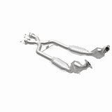 MagnaFlow direct-fit catalytic converter for 1996-1998 Ford Mustang stainless steel CARB compliant 441112