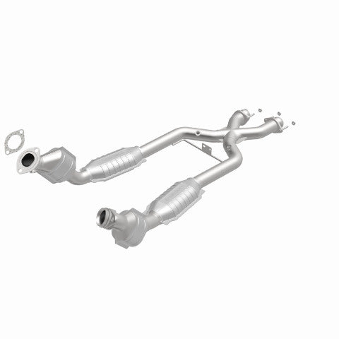 MagnaFlow direct-fit catalytic converter for 1996-1998 Ford Mustang stainless steel CARB compliant 441112
