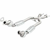 MagnaFlow direct-fit catalytic converter for 1996-1998 Ford Mustang stainless steel CARB compliant 441112