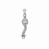 MagnaFlow direct-fit catalytic converter for 1998-2000 Ford 2.5 inch inlet/outlet stainless steel CARB compliant 441117