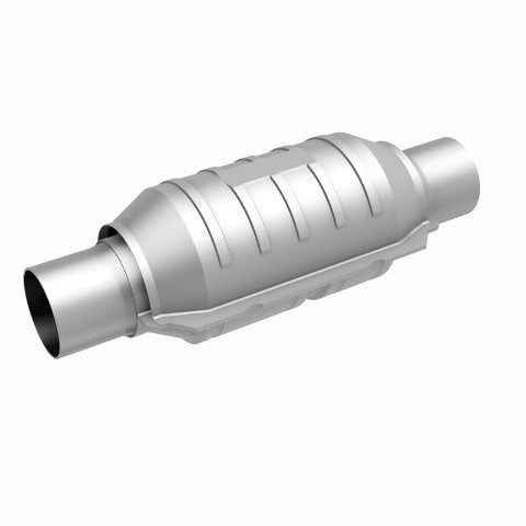 MagnaFlow universal catalytic converter 2.25 inch inlet/outlet stainless steel CARB compliant 441205