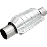 MagnaFlow universal catalytic converter 2.25 inch inlet/outlet stainless steel CARB compliant 441235