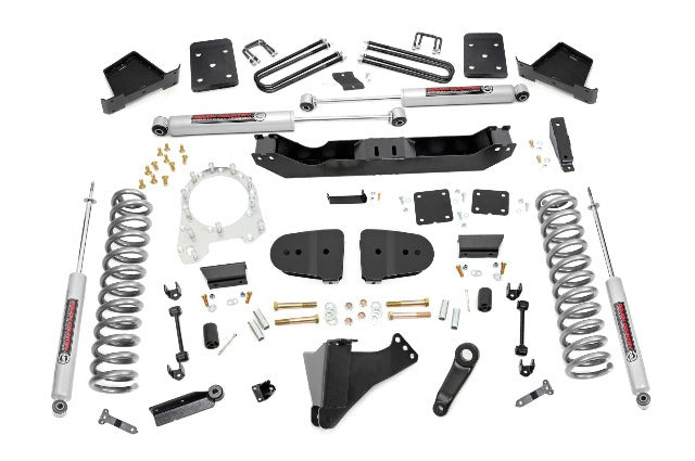 Fits Ford F-250/F-350 Super Duty 4WD (2023) 6 Inch Lift Kit; OVLDS; 44130